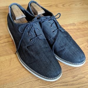 Men’s Sonoma Sawyer Oxfords Black Denim Si…